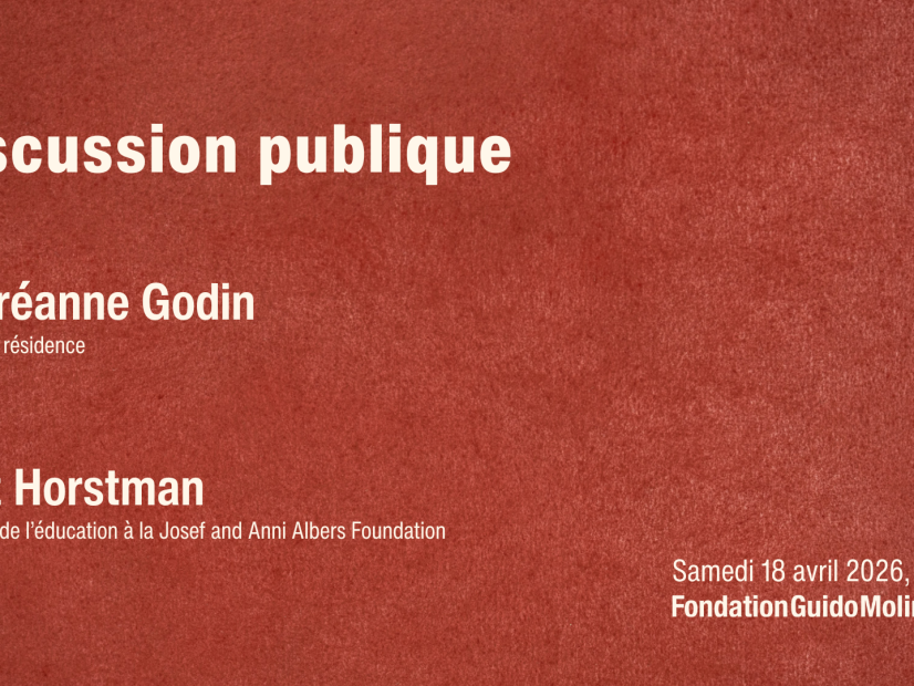 Discussion publique : Andréanne Godin & Fritz Horstman