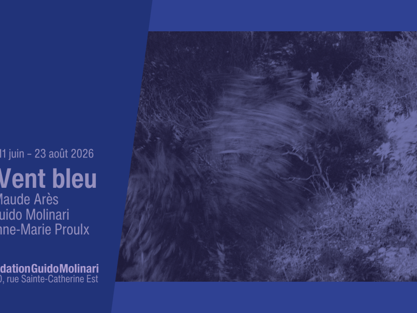 Vent bleu. Maude Arès, Guido Molinari, Anne-Marie Proulx